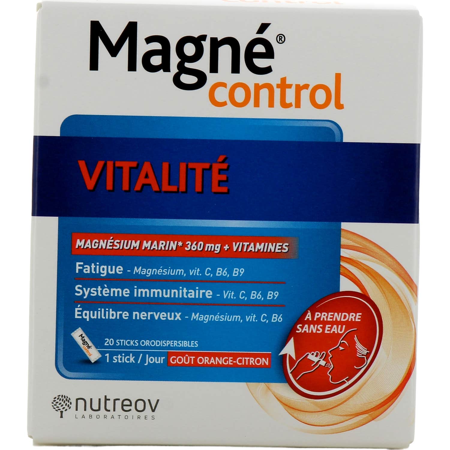 Nutreov Magné Control Vitalité 20 Sachets