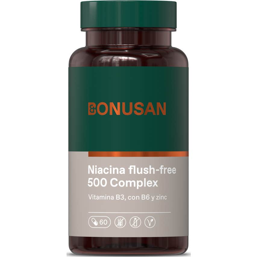 Bonusan Niacine 500mg sans rinçage 60caps