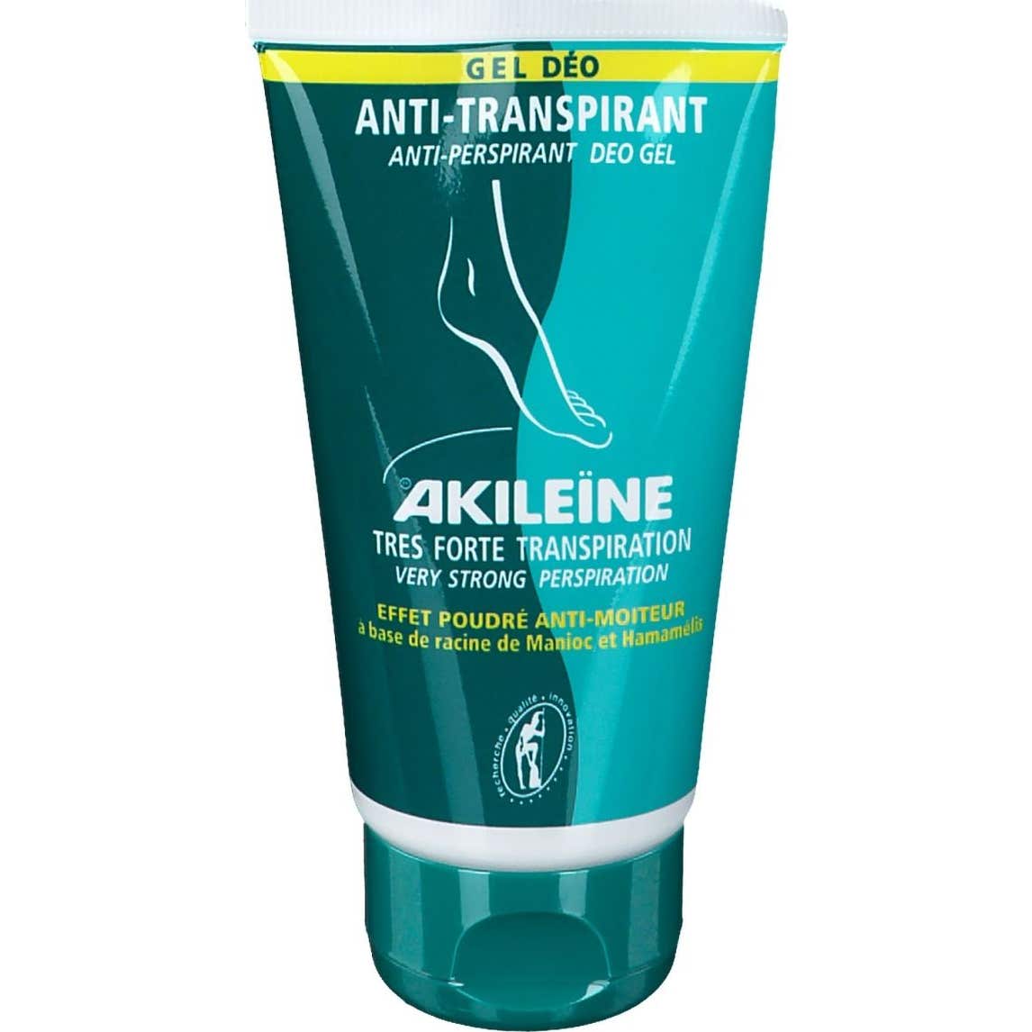 Akileïne Déo Antitranspirant pieds Gel 75ml