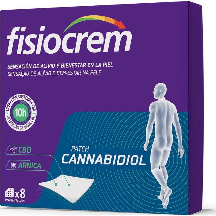 Fisiocrem Patch Cannabidiol 8 parches