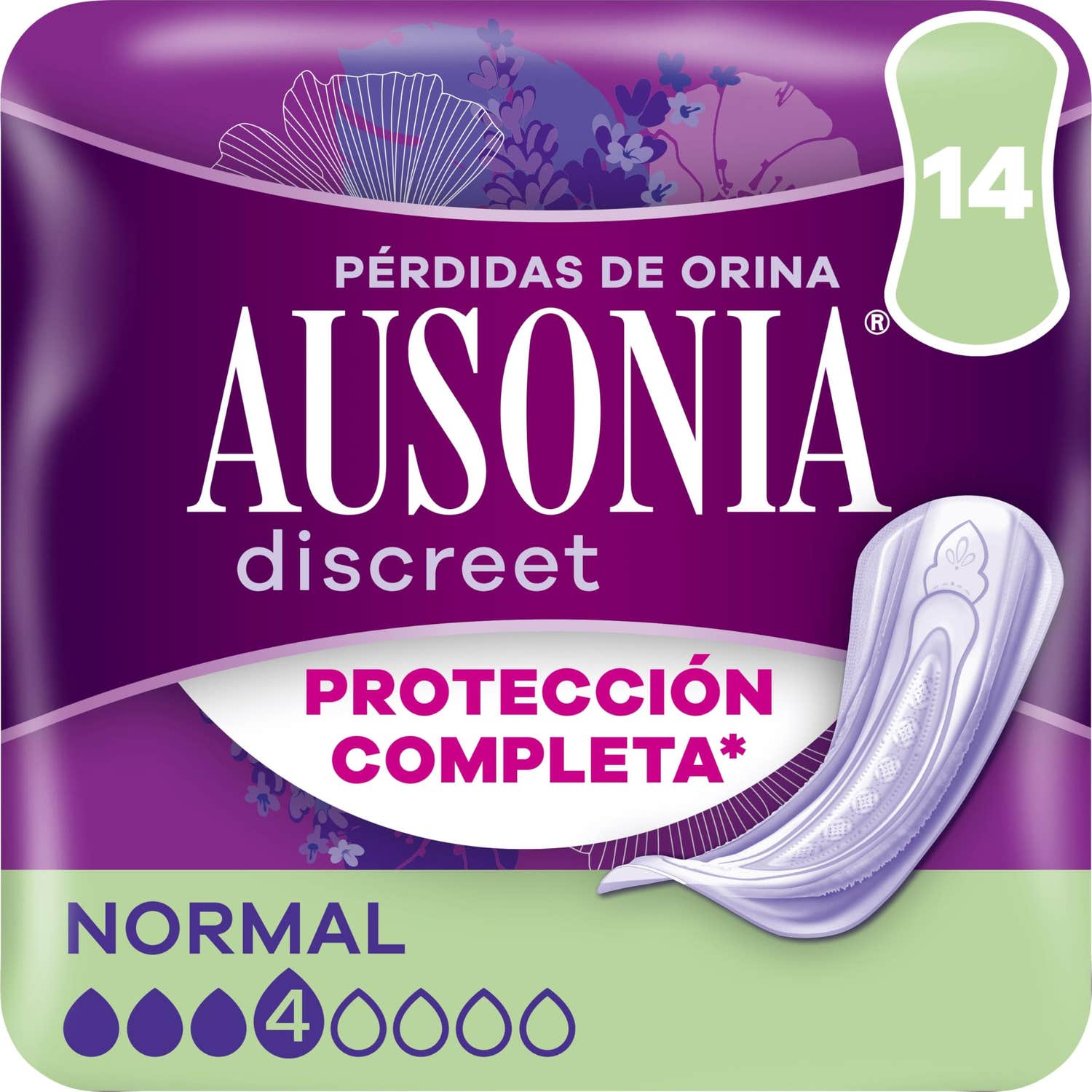 Ausonia Discreet Normal 14uts