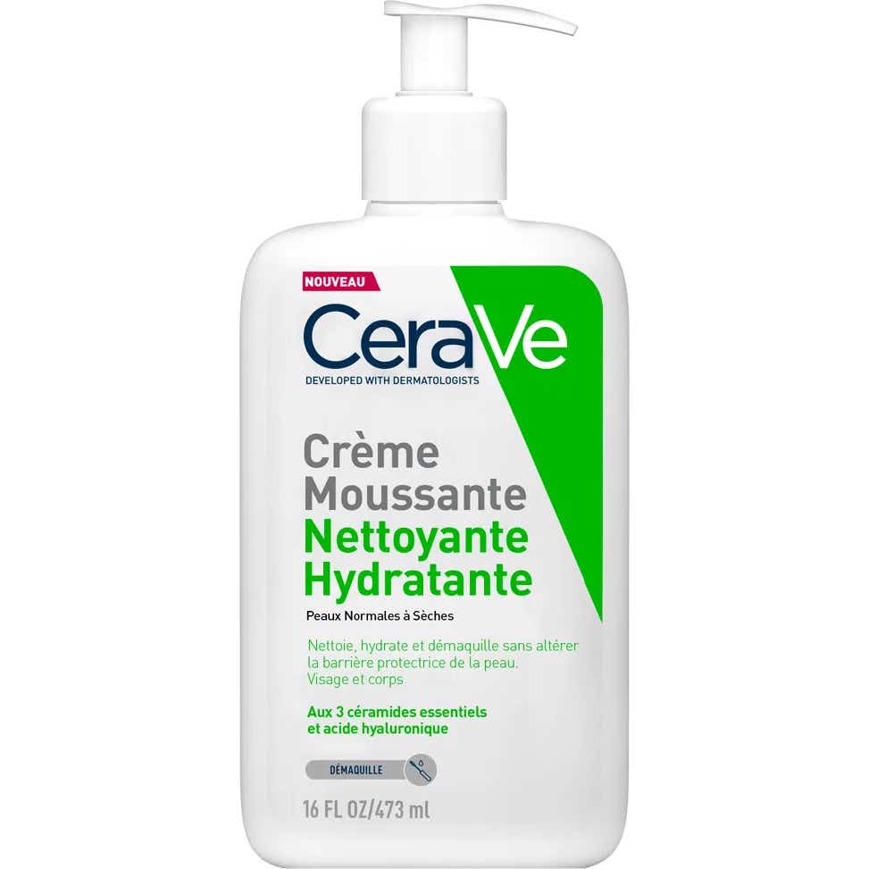 CeraVe Crème Moussante Nettoyante Hydratante 473ml