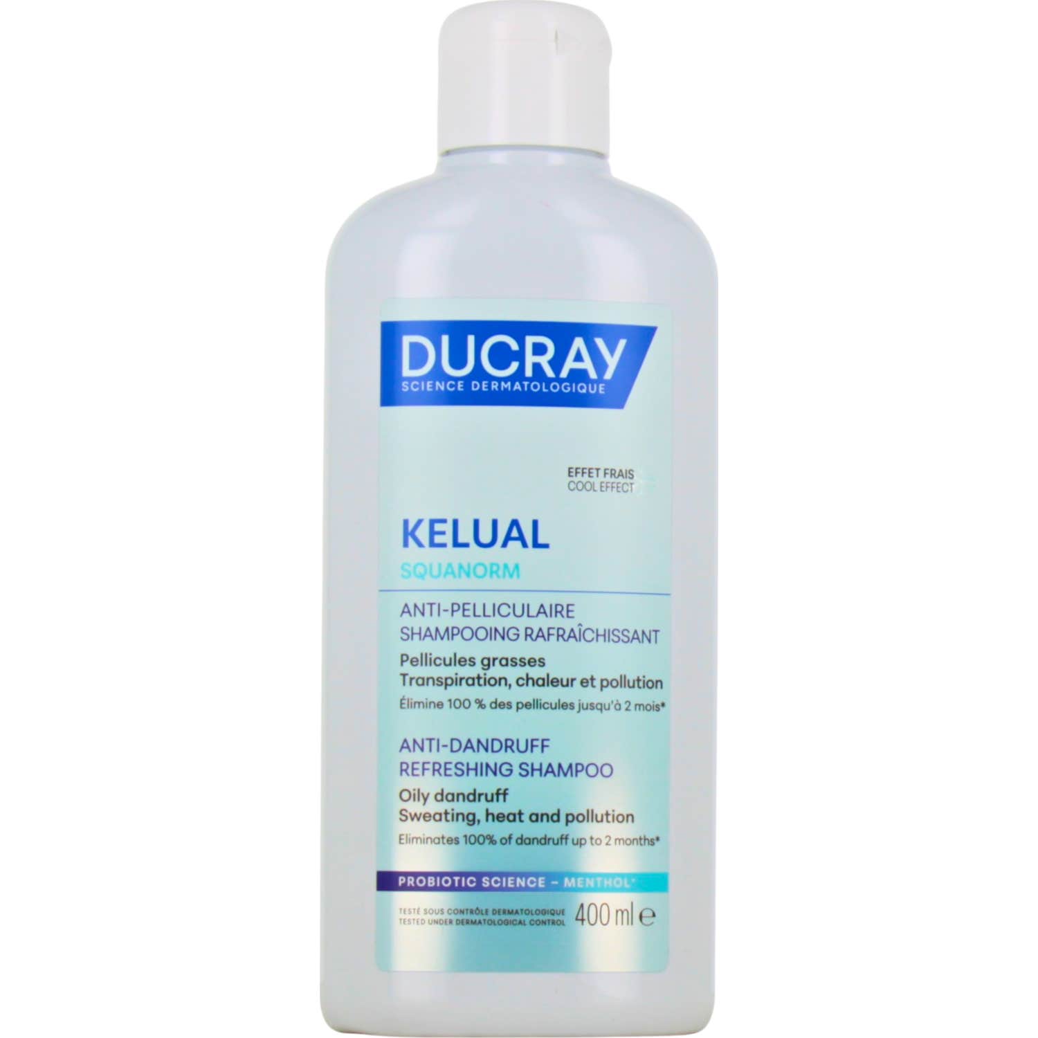Ducray Kelual Squanorm Shampooing Rafraîchissant Menthol 400 ml