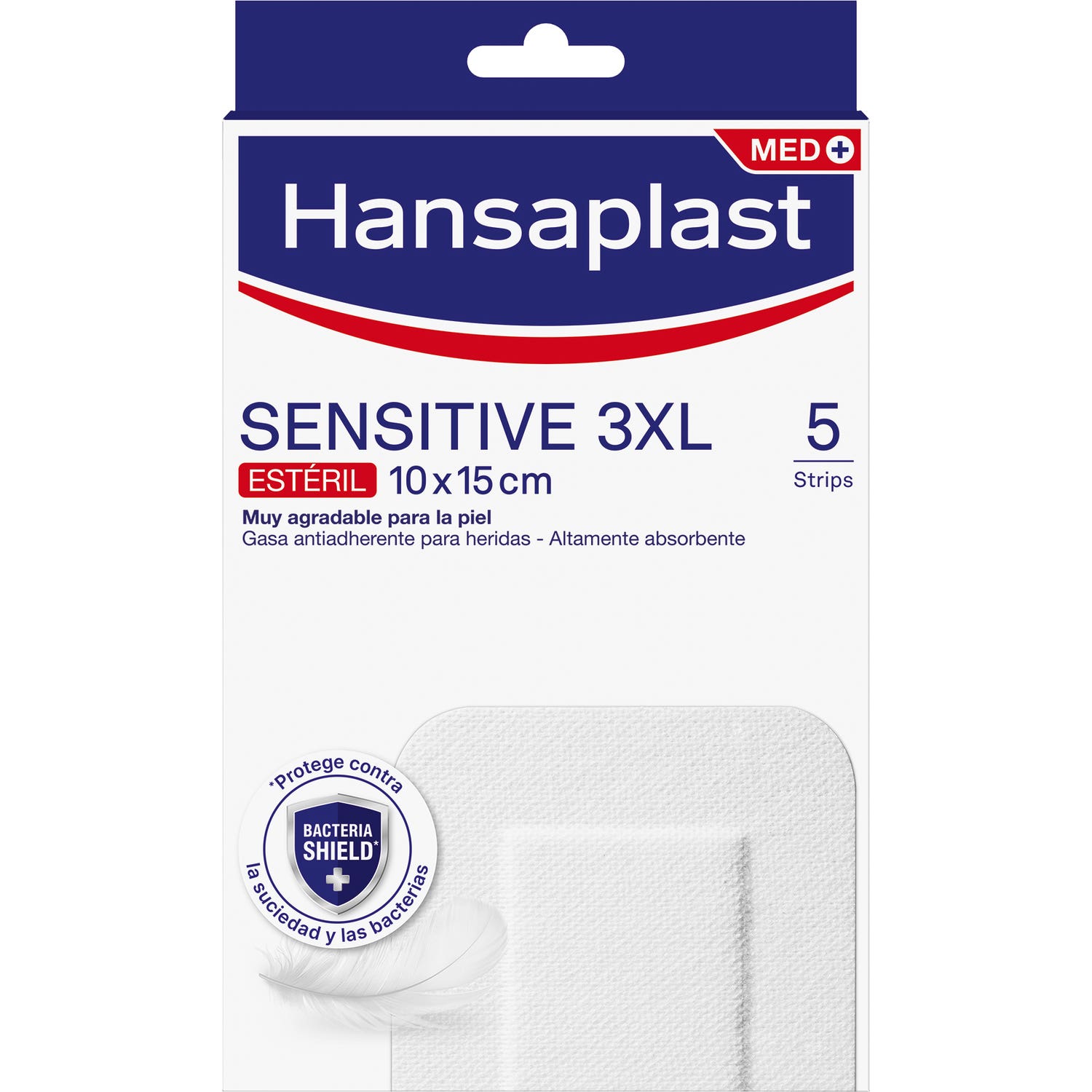 Hansaplast Sensitive 3XL Pansement Stérile 5uts