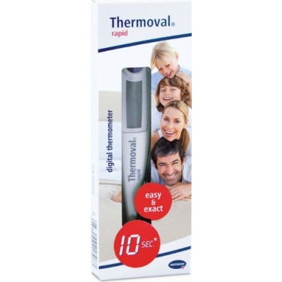 Thermoval Thermomètre numérique rapide 1pc