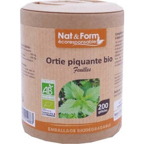 Nat&Form Eco Ortie Piquante Bio 200 Gélules