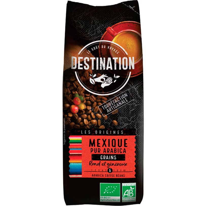 Destination Café moulu Mexique 100% Arabica 250g