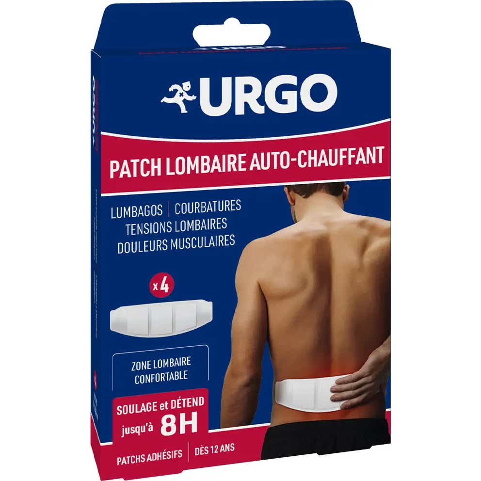 Urgo Patch Lombaire Autochauffant 4uds