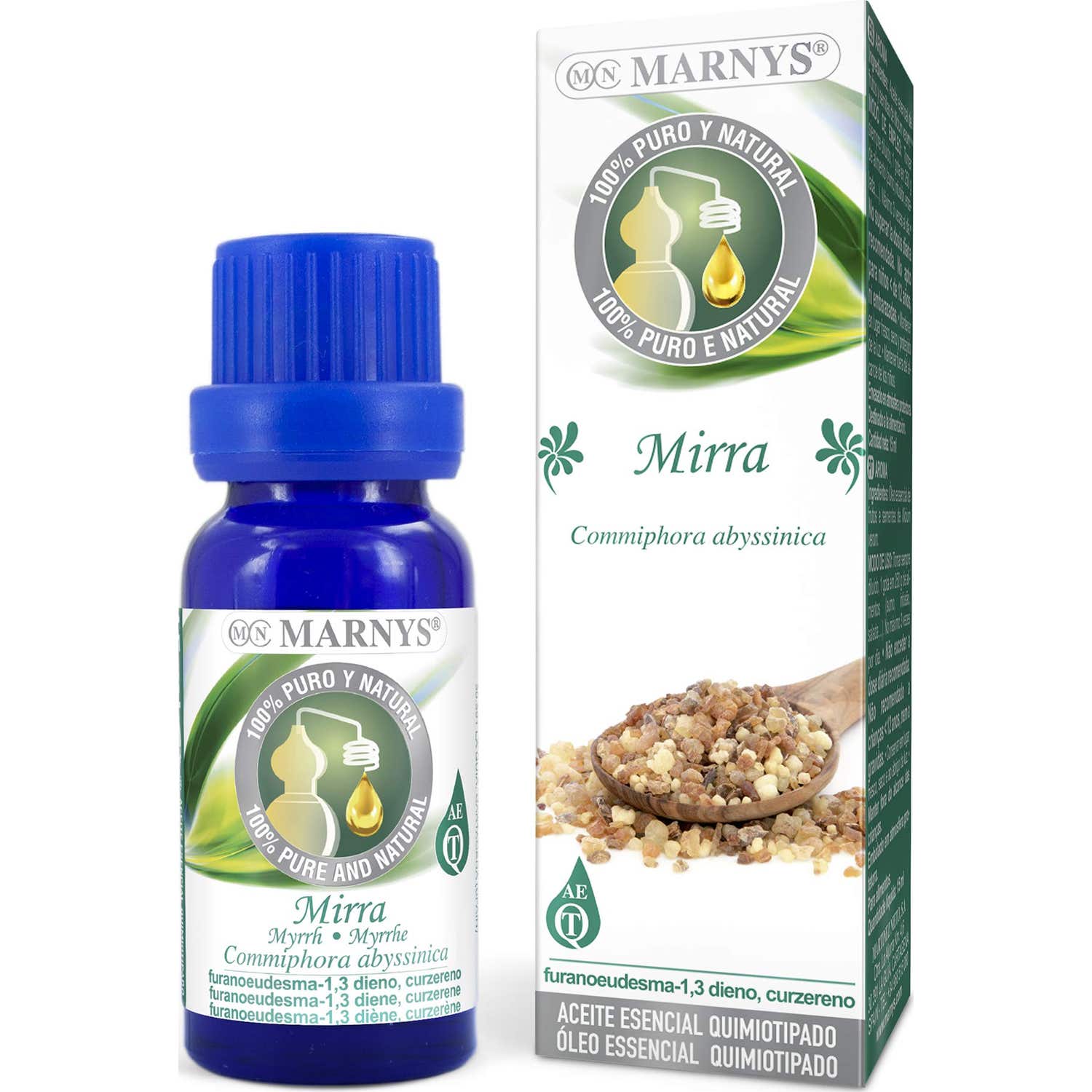 Marnys Huile Essentielle Alimentaire Mirra 15 ml