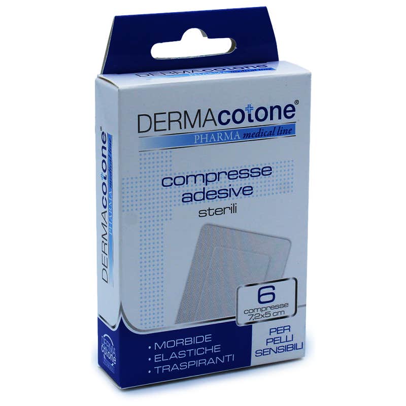 Dermacotone Compresses Adhésives 5x7,2cm 6uts