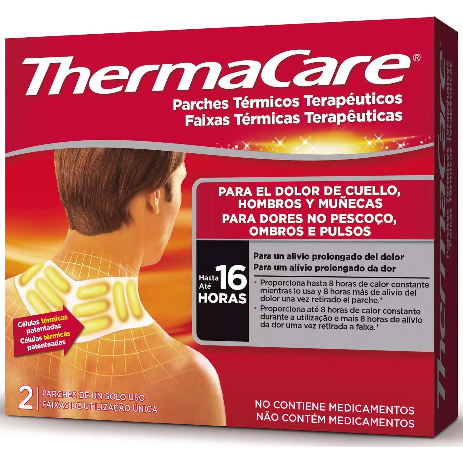 ThermaCare Patch Auto-Chauffant Nuque, Épaule, Poignet 2 Unités