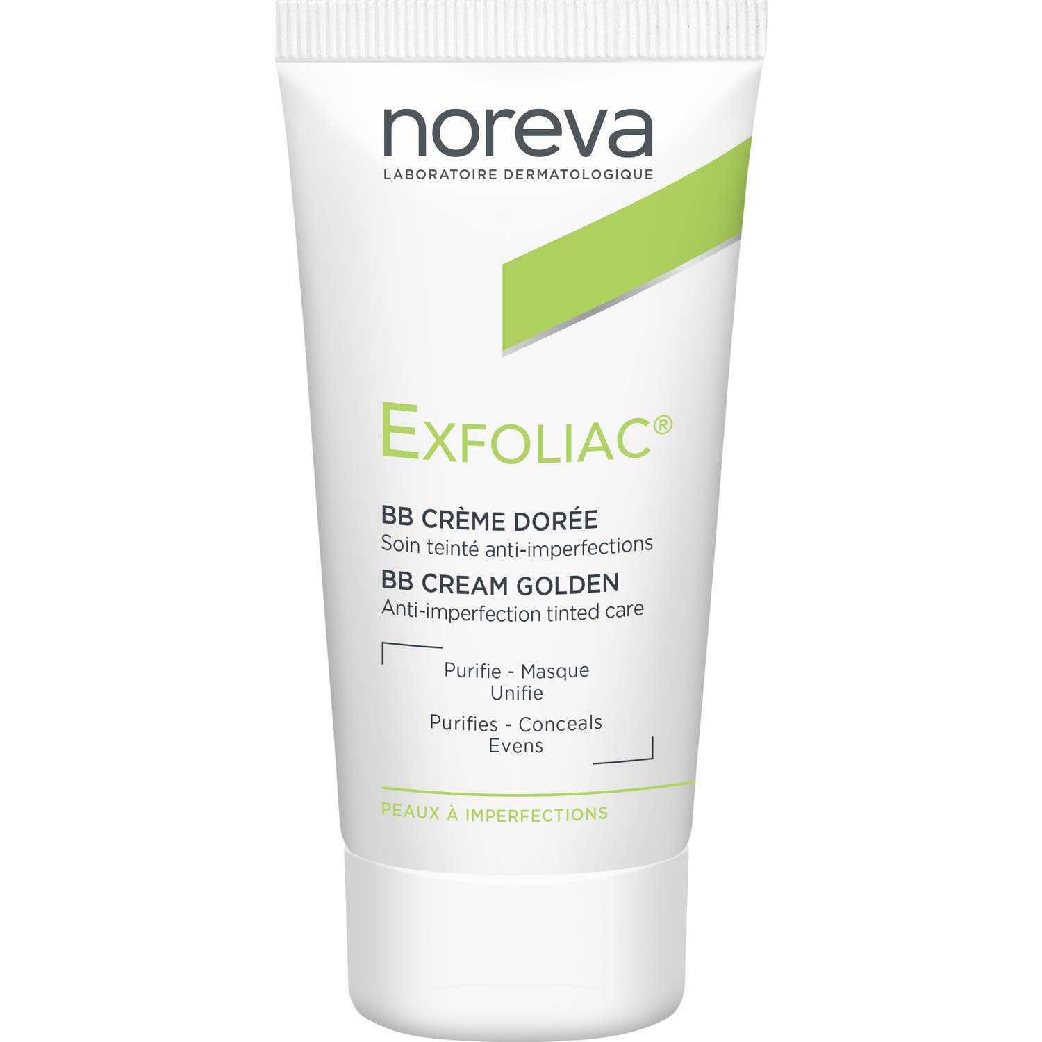 Noreva Exfoliac Soin Anti imperfections Teinté Doré 30mL