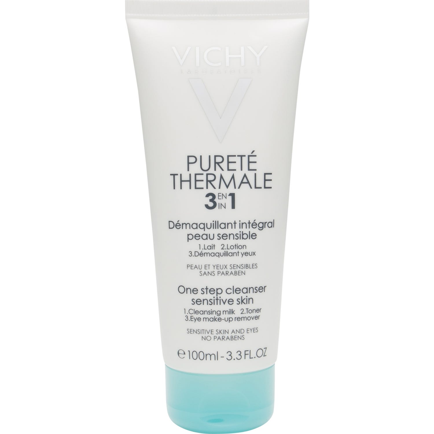 Vichy Pureté Thermale Démaquillant Intégral 3 en 1 100 ml