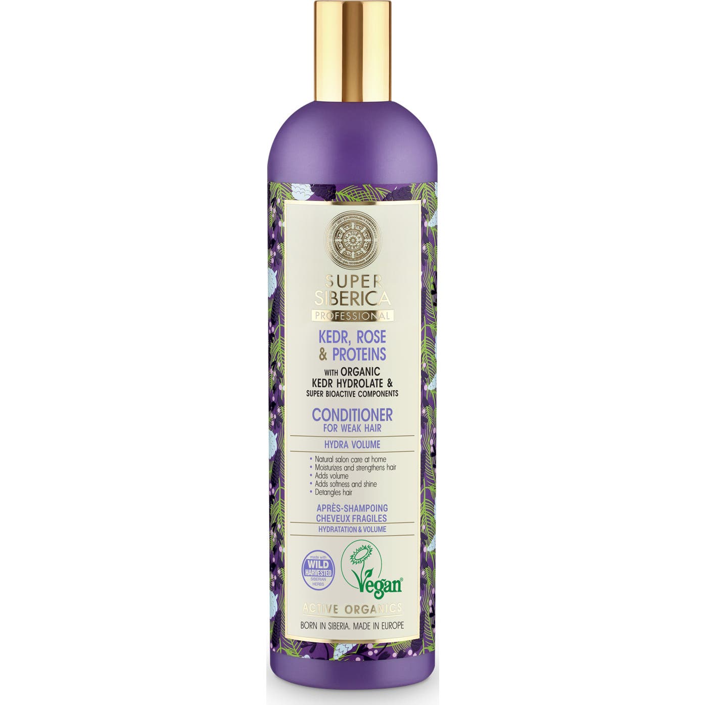 Natura Siberica Acondicionador Hydro Volumen 400ml