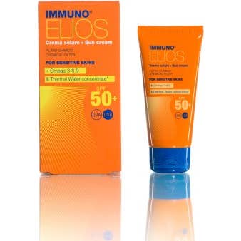 Morgan Immuno Elios Crème Solaire pour Peaux Sensibles Spf50+ 50Ml