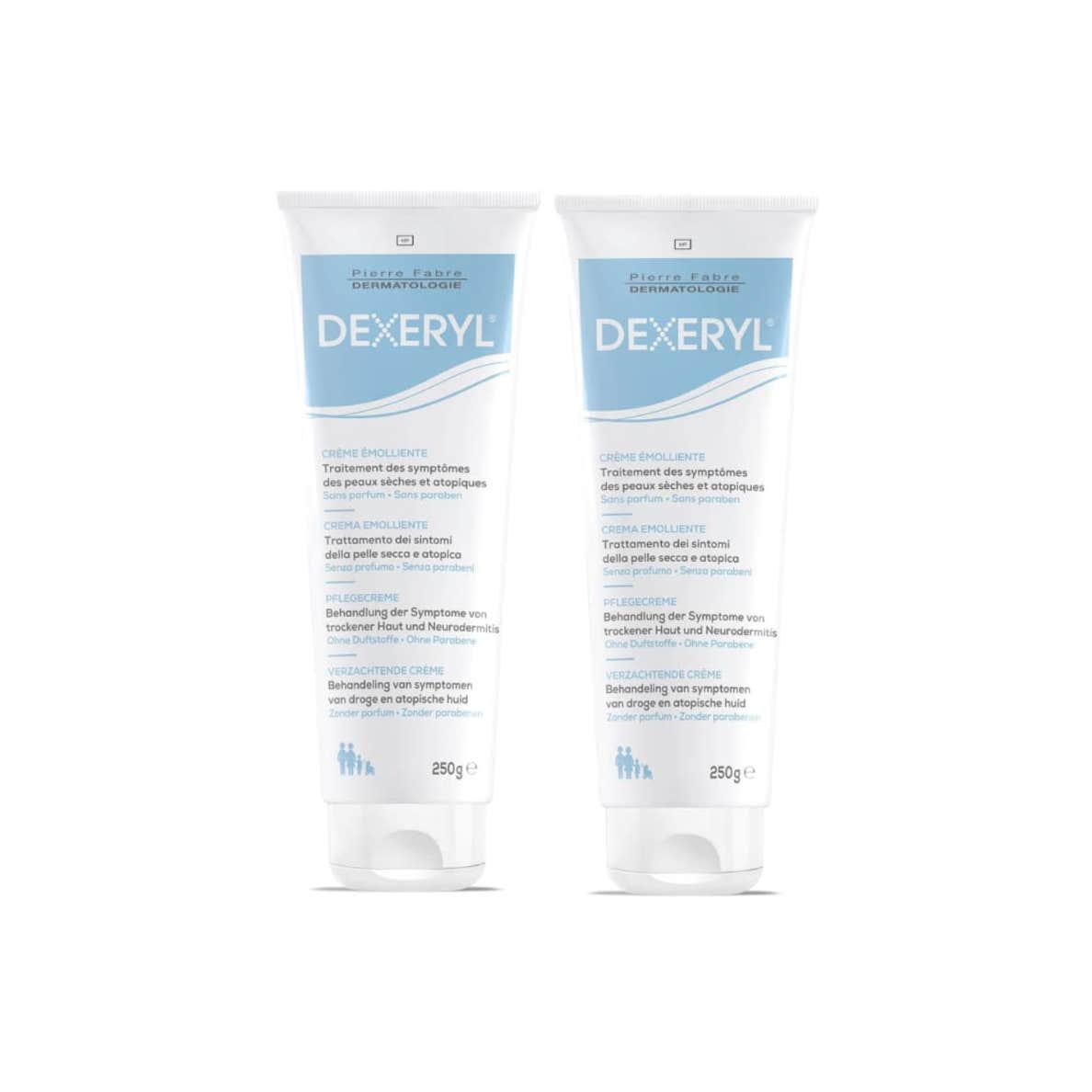 Dexeryl Crème émolliente Duo 2x250 ml