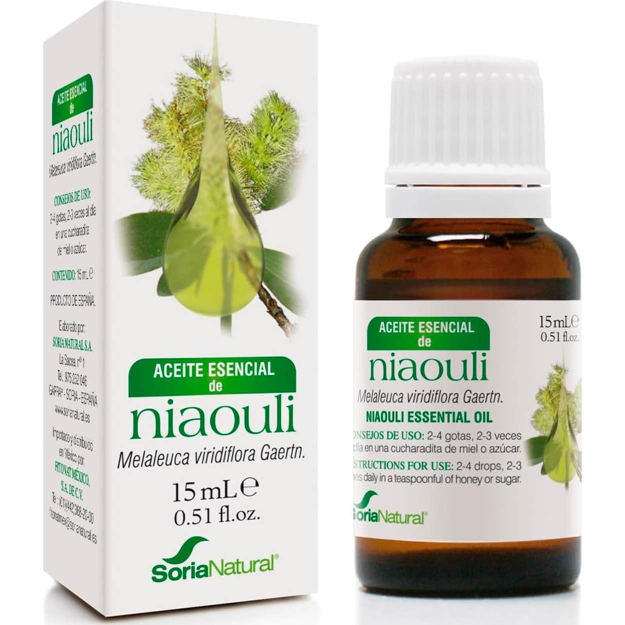 Soria Natural Niaouli Huile Essentielle 15Cc