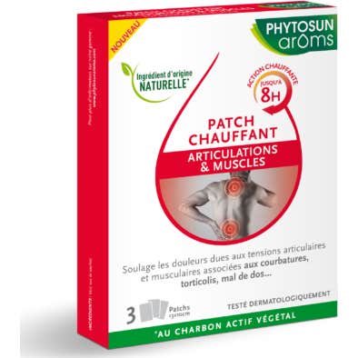 Phytosun Arôms Patch Chauffant Articulations & Muscles 3unts