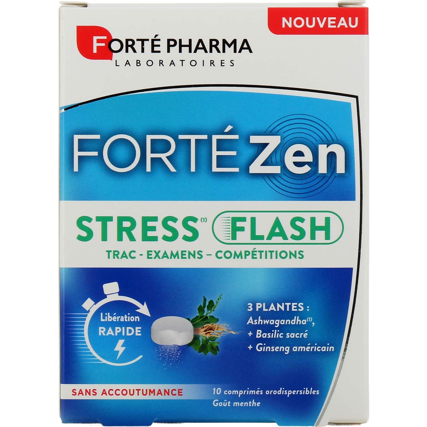 Forté Pharma Forté Zen Flash 10 Comprimés