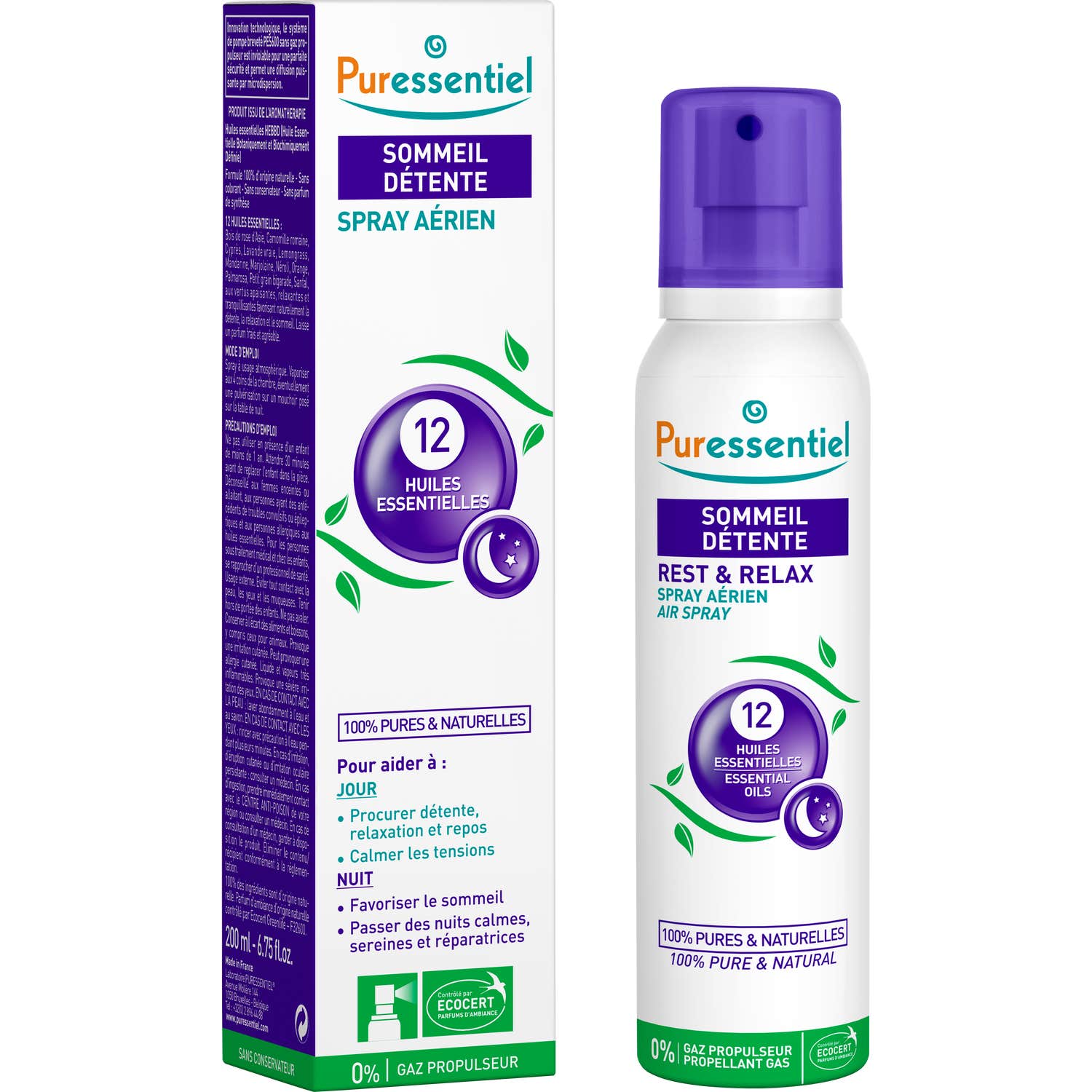 Puressentiel Sommeil Détente Spray Aérien 200ml