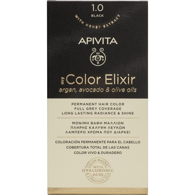 Apivita teinture permanente 1.0 noir