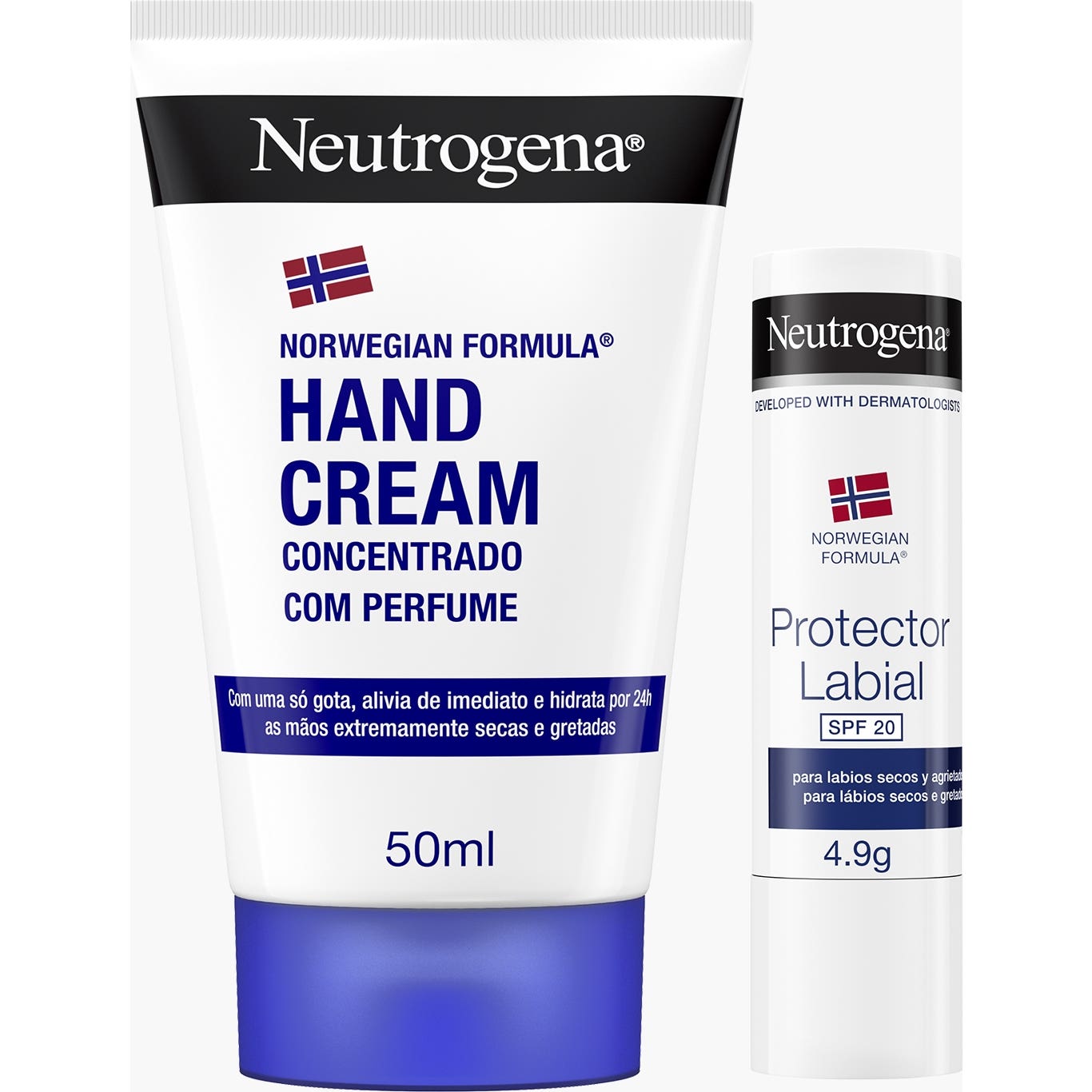 Neutrogena Hand Cream 50ml + Lips SPF20 2 Unités