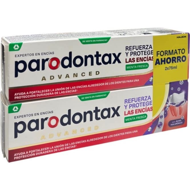 Parodontax Advanced Dentifrice Menthe Fraîche 2x75 ml