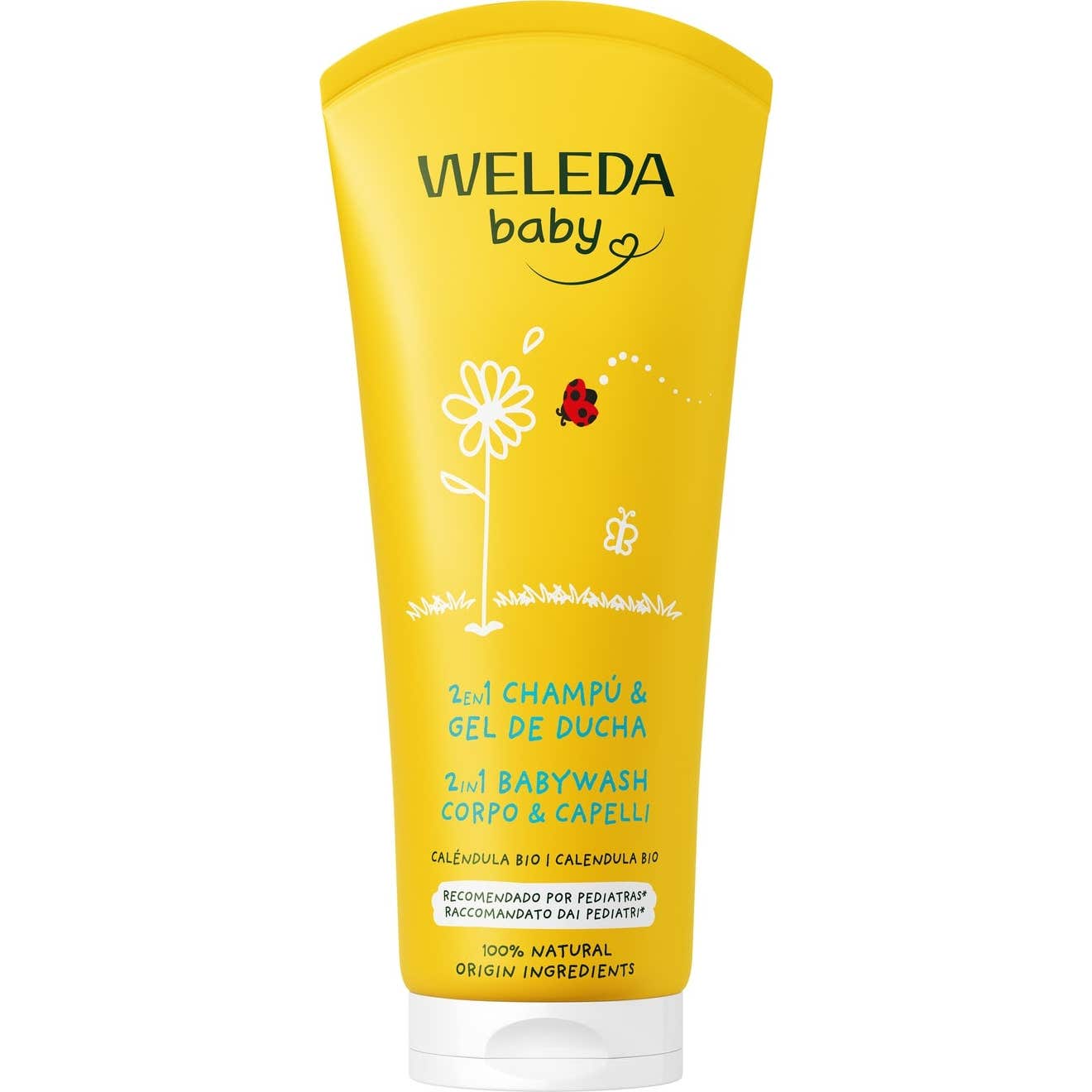 Weleda Baby 2 en 1 Shampoing et Gel Douche Calendula 200ml