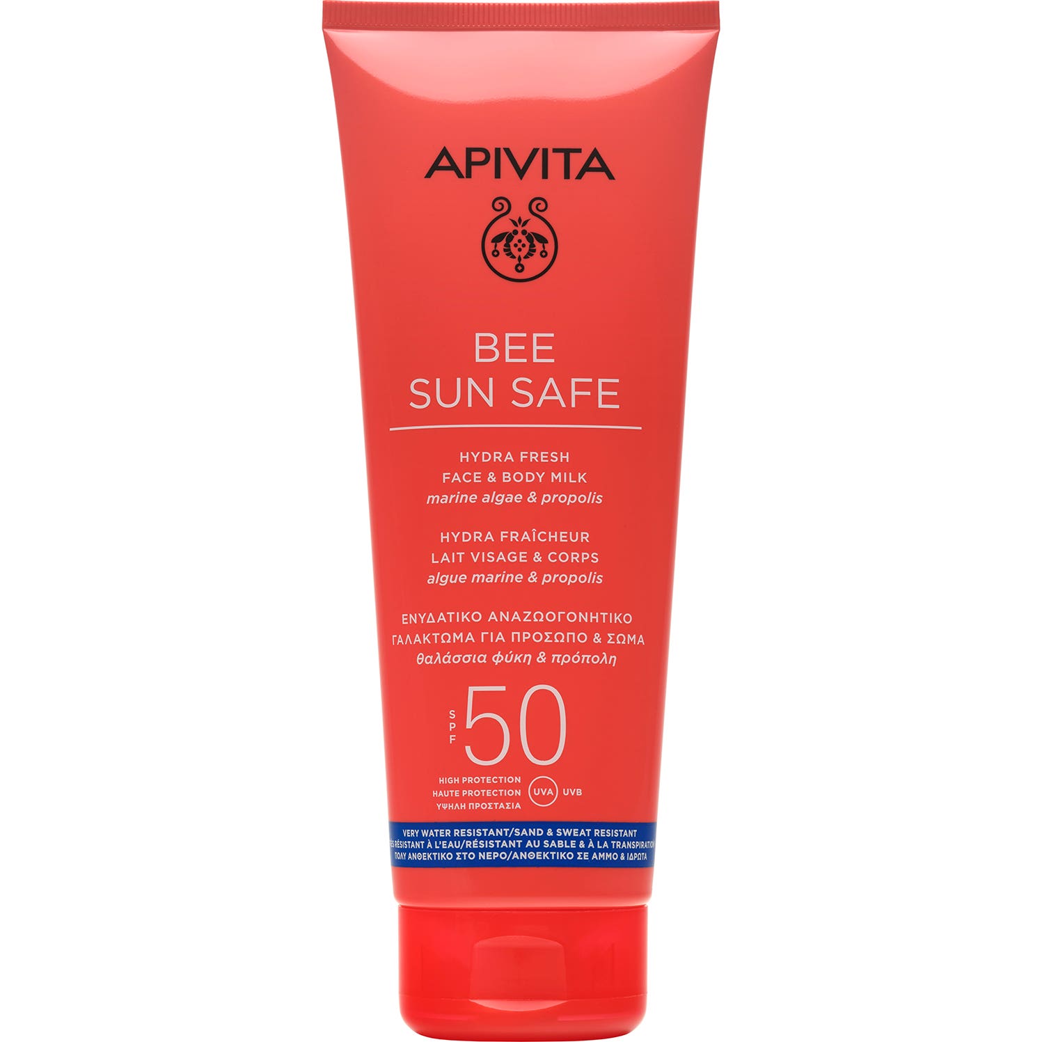 Apivita Bee Sun Safe Hydra Fresh Lait Visage & Corps SPF50 200 ml