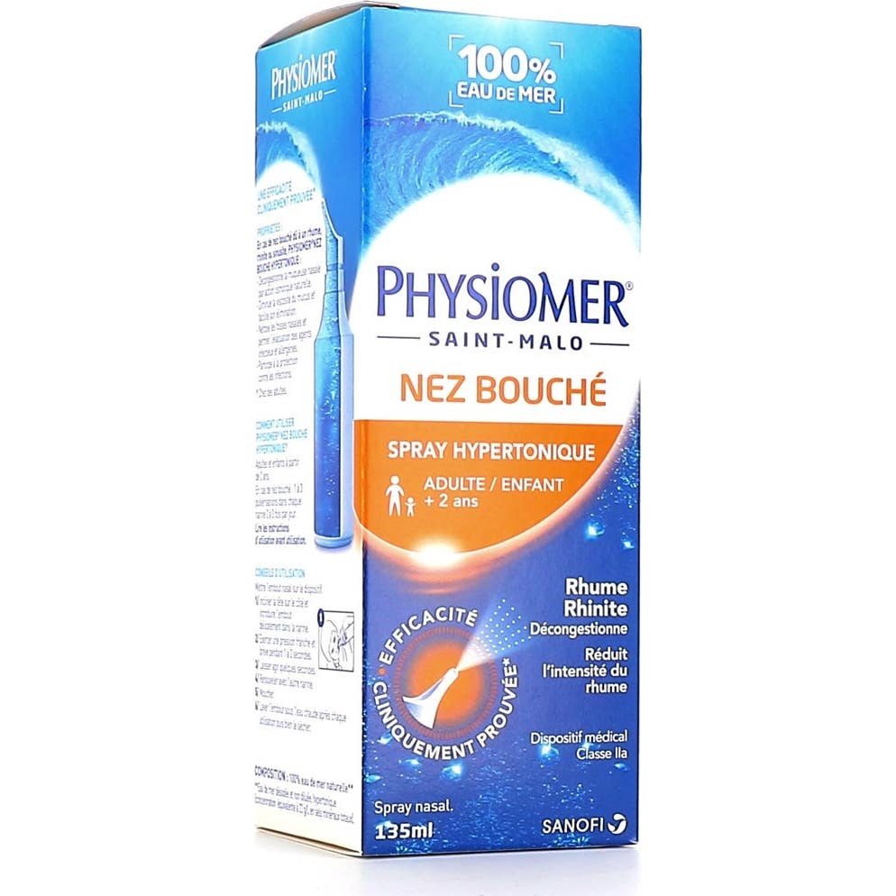 Physiomer Nez Bouché Spray Hypertonique 135ml