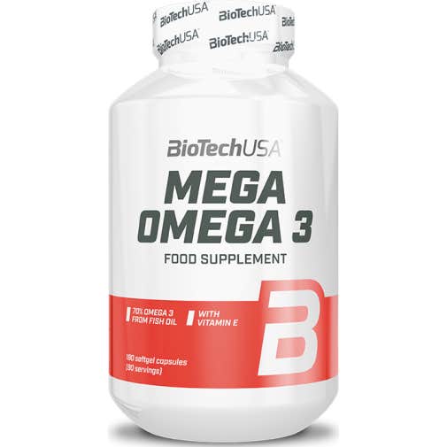 Biotech Usa Unisex Mega Omega 3 (180 Caps) - Image 3