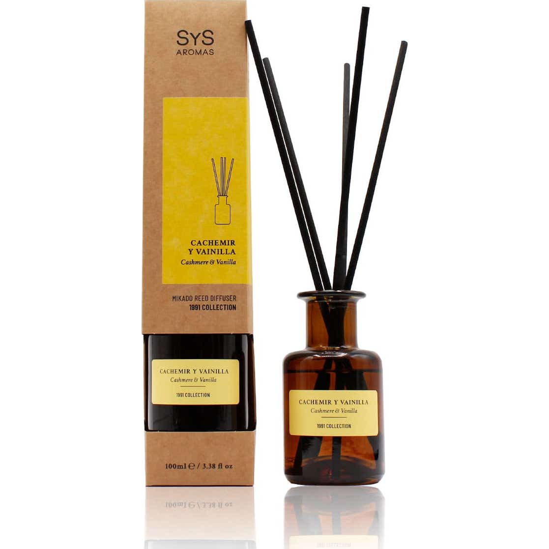 Sys 1991 Assainisseur d'Air Vanille Mikado 100ml