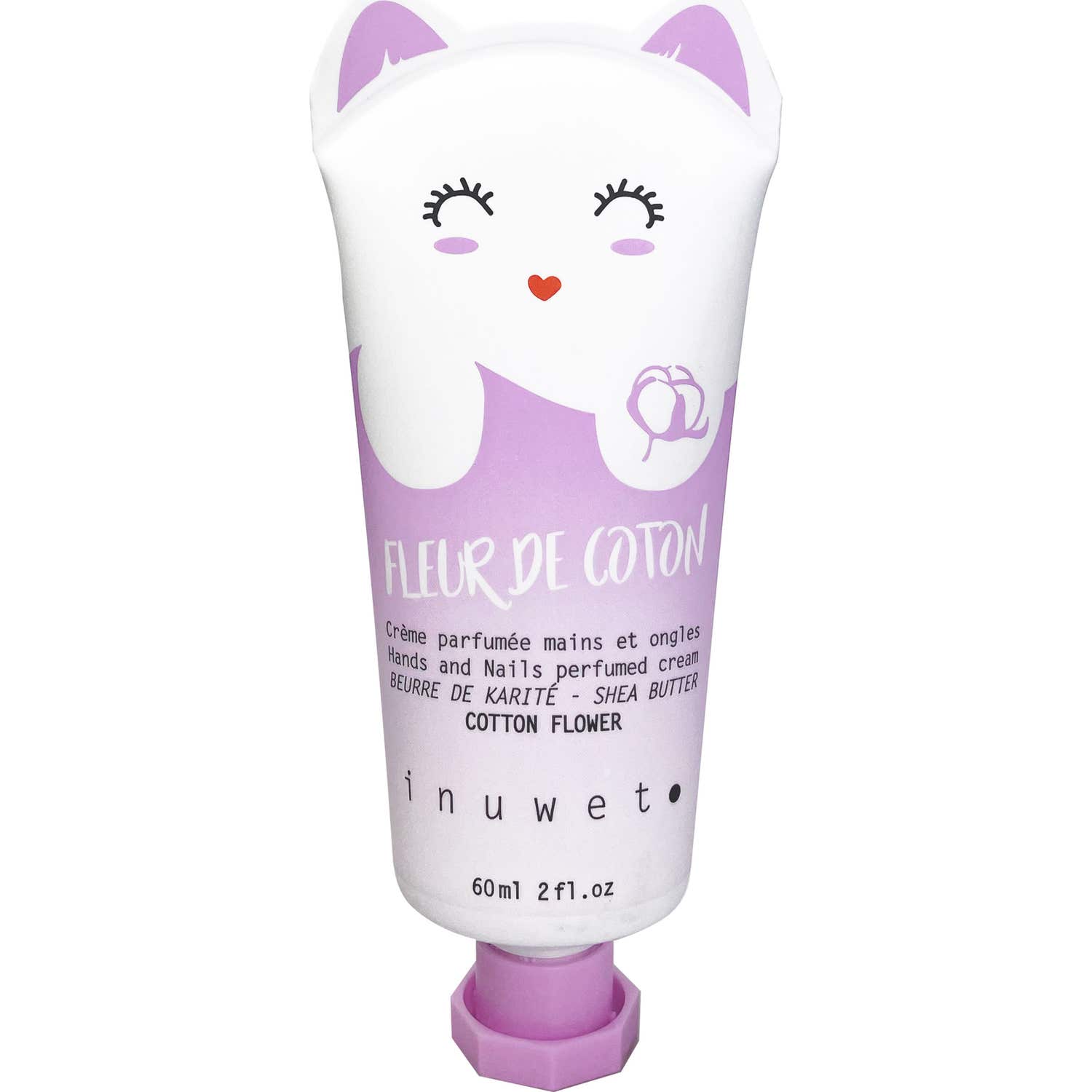 Inuwet Fleur de Coton Crème Parfumée Mains et Ongles 60ml