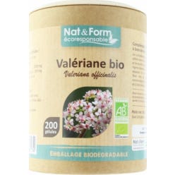 Nat & Form Eco Valériane Bio 200 Gélules