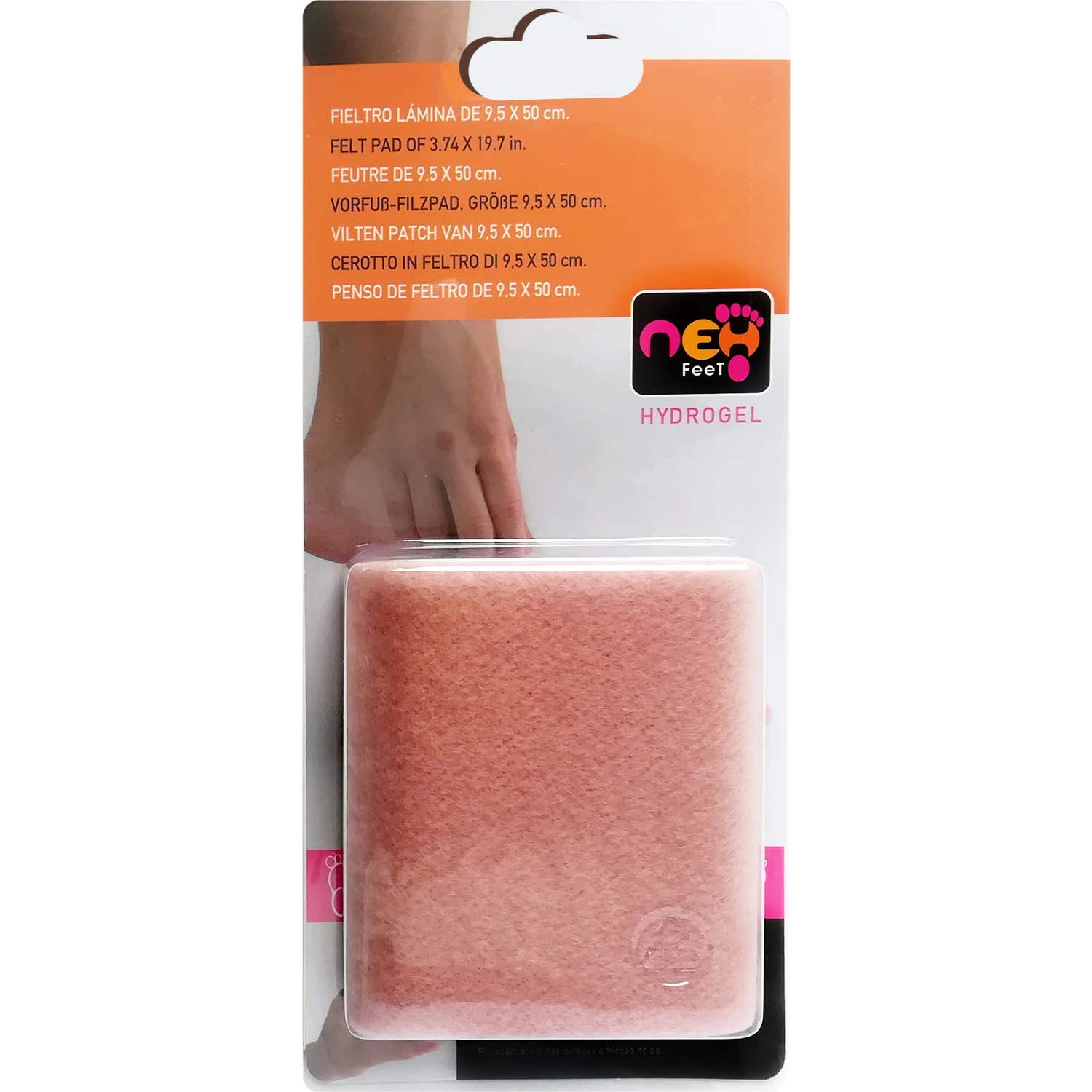 Neh Feet feutre feuille 9,5x50cms N-1 1pc