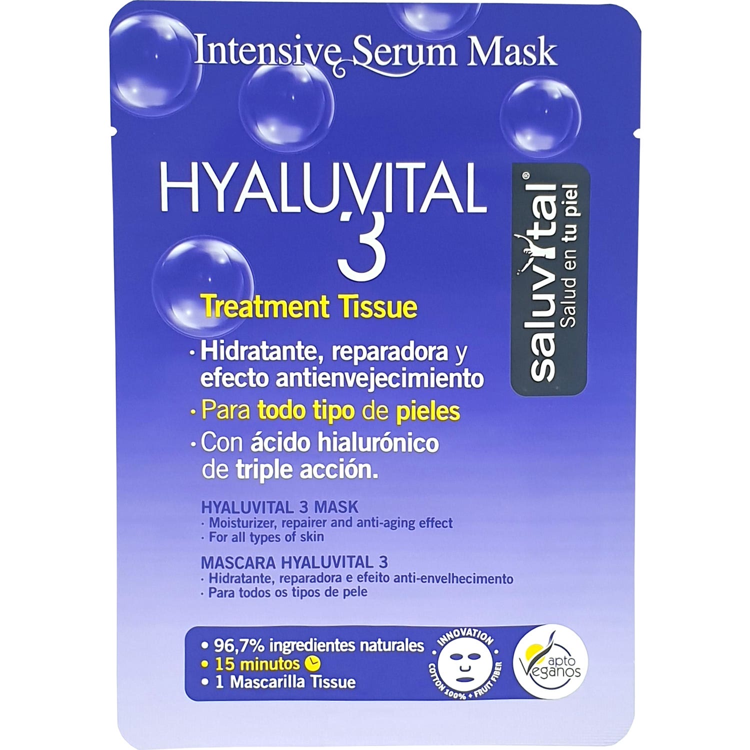 Saluvital Hyaluvital Masque Tissu 20g
