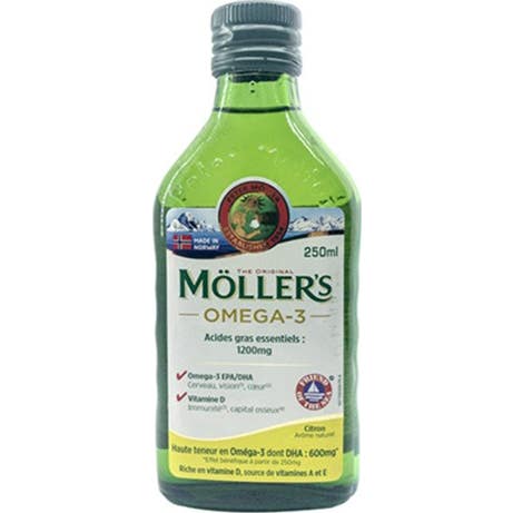 Möller's Huile De Foie de Morue Arôme Citron 250ml