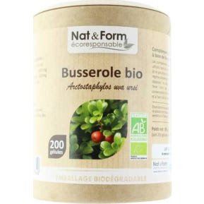 Nat & Form Eco Responsable Busserole Bio 200 Gélules