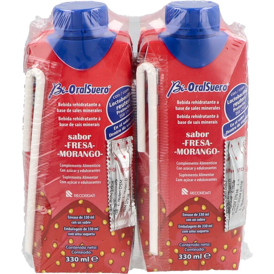 Bi-Oralsuero Strawberry Pack 2x330ml