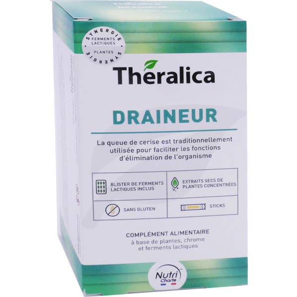 Draineur Theralica 15 bâtonnets + 15 capsules