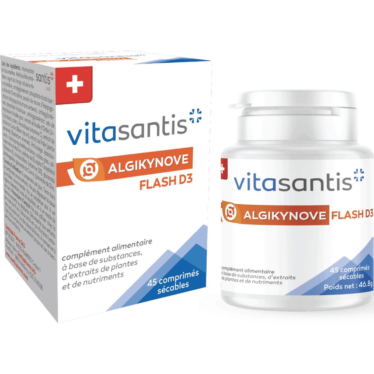 Vitasantis Algikynove Flash D3 45comp