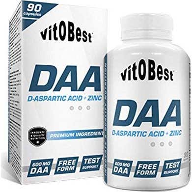 Vitobest Daa Acide D-Aspartique + Zinc 90 Capsules