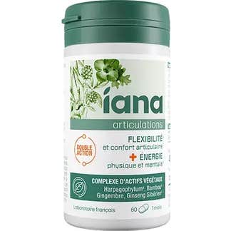 Iana Articulations Flexibilité Et Énergie 60 Comprimés Taille 1