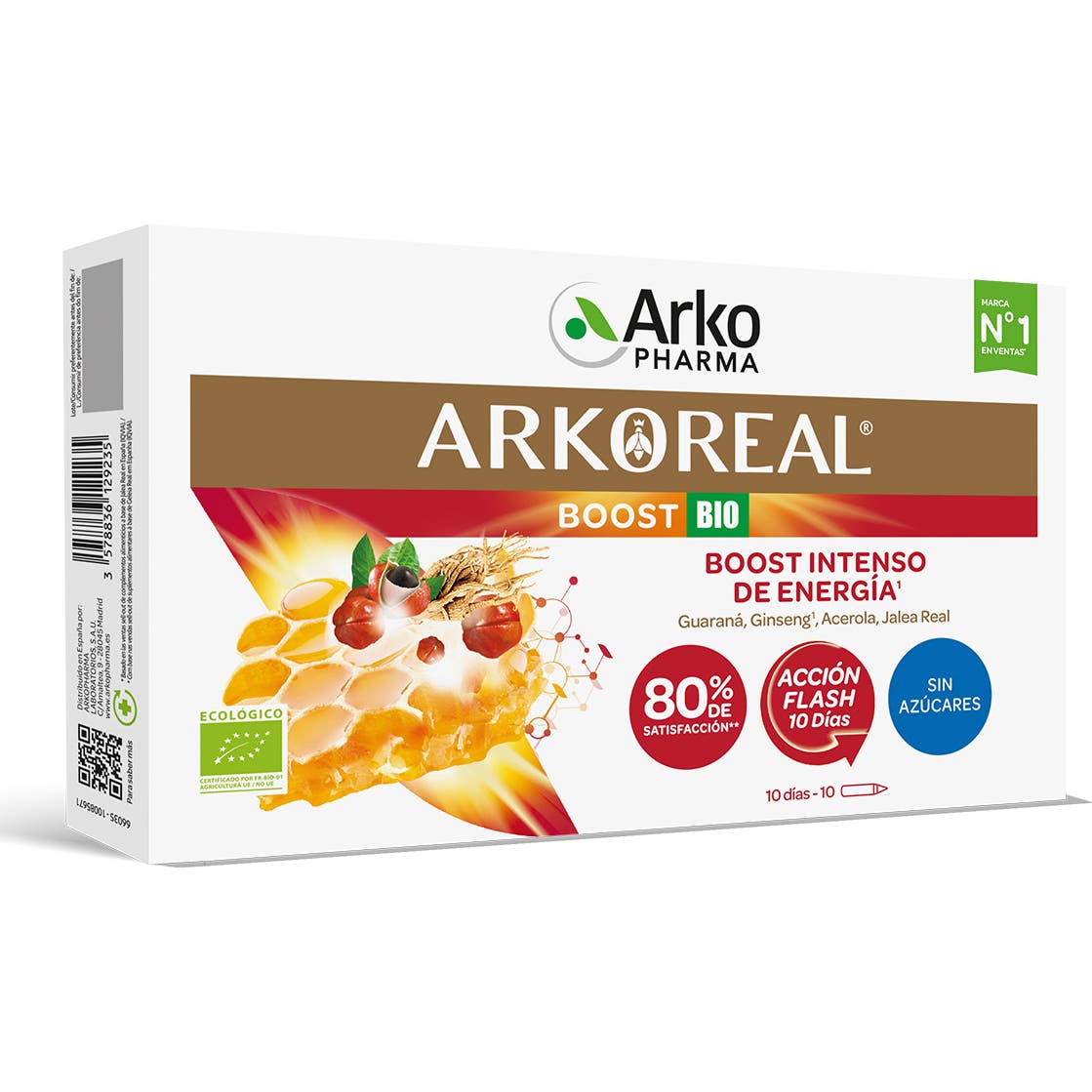 Arkopharma Arkoreal Boost Bio Ampoules 10x15ml