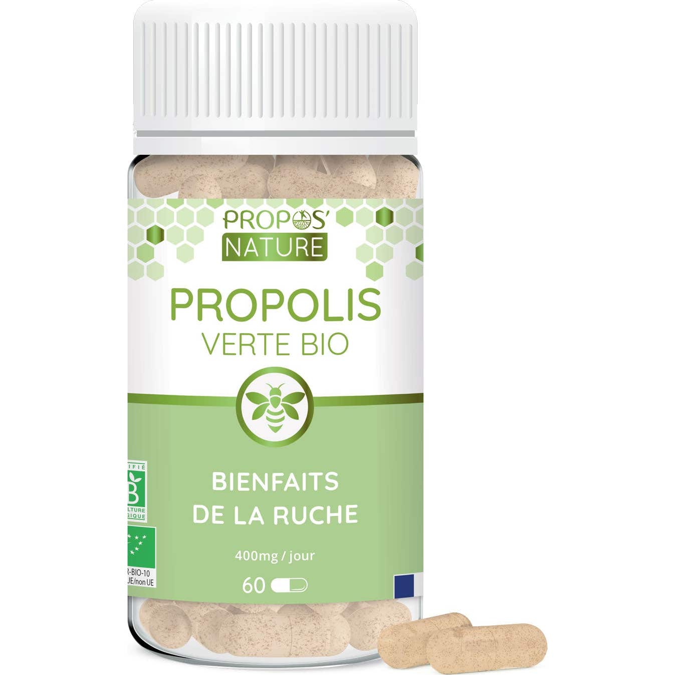 Propos'Nature Propolis Verte Bio 60 Gélules