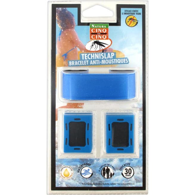 Cinq Sur Cinq Bracelet Anti-Moustique Bleu 1 Unité