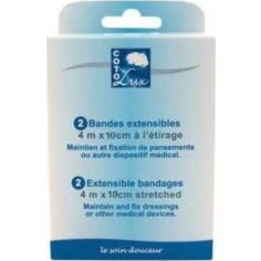 Tetra Medical Bande Extensible 4mx10cm Boite de 2 bandes