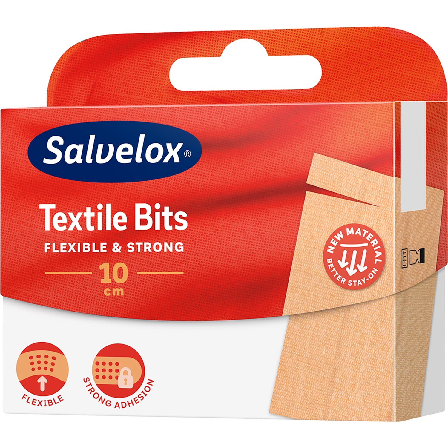 Salvelox pansement textile élastique 100cmx6cm 1ud