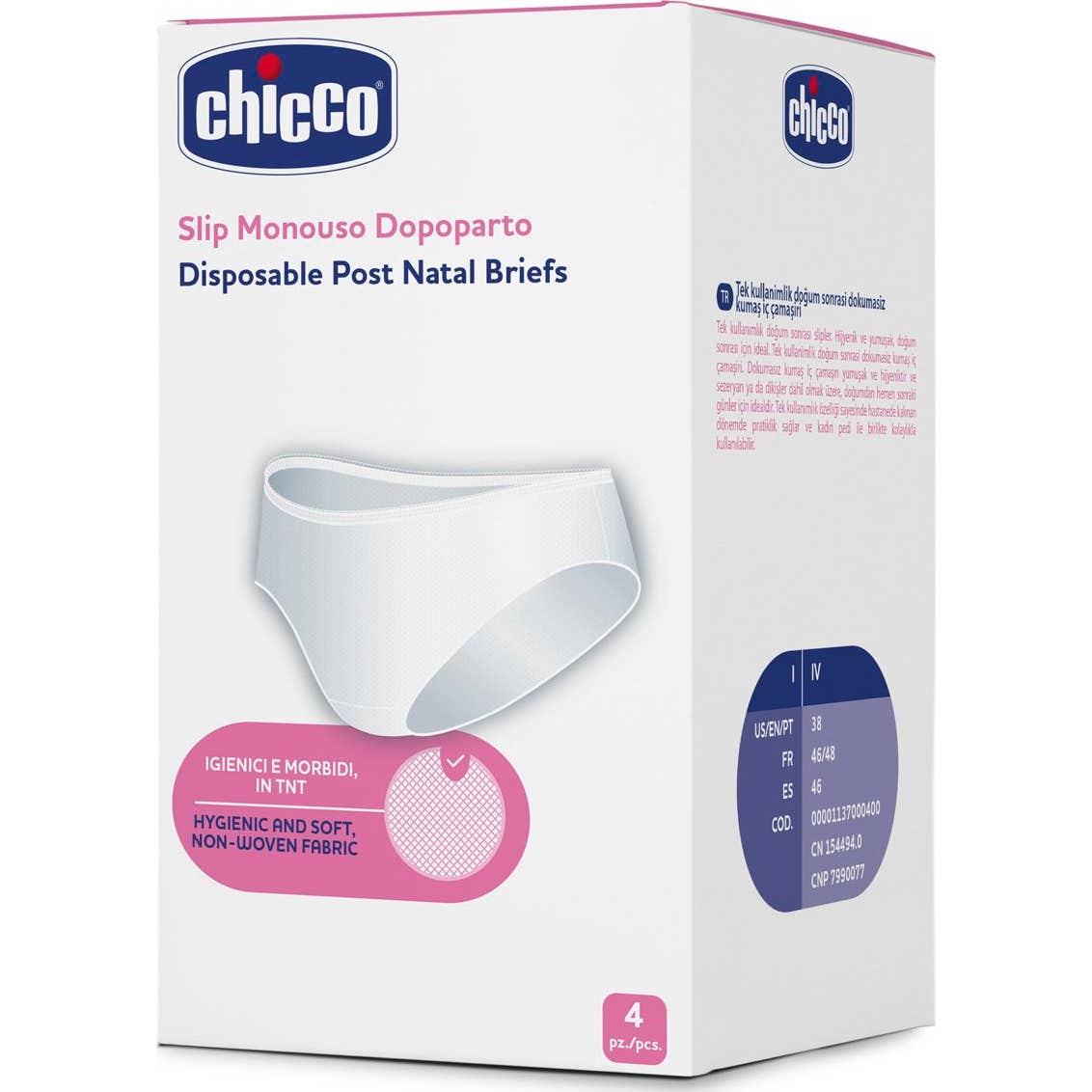 Chicco Mammy braguita monouso monouso postparto T4 4uds