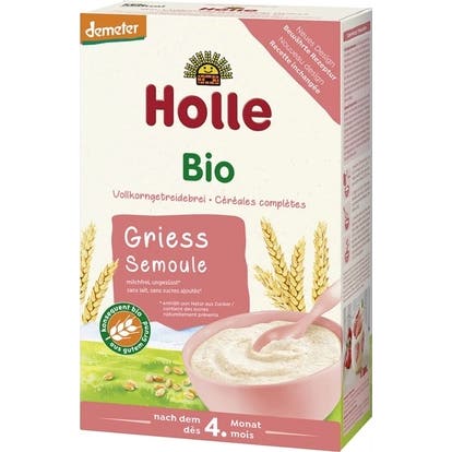 Bouillie de semoule de semoule de blé Holle